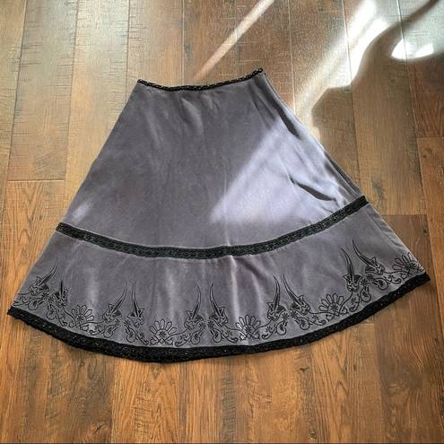 Tracy Reese PLENTY by , velvet and beading skirt, size 10