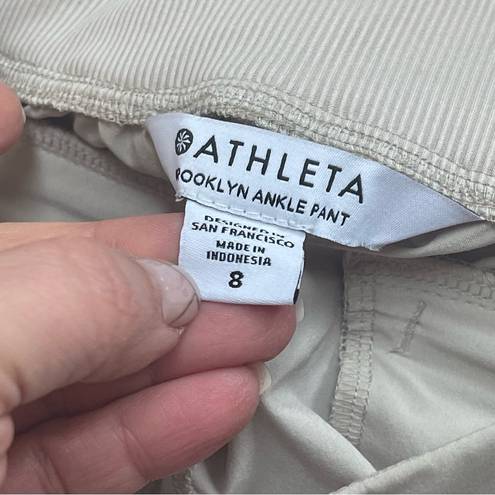 Athleta Brooklyn Ankle Pant 8 ( M Medium ) Abalone Grey Pants