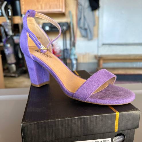 Lavender Heels Purple Size 7