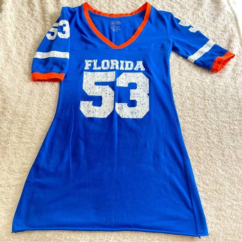 E5  College Apparel Florida Gators Jersey Cotton T-Shirt Dress S Small UF