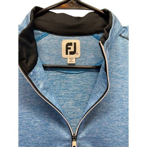 FootJoy Women's Medium Blue Long Sleeve 1/4 Zip Lightweight Golf Pullover