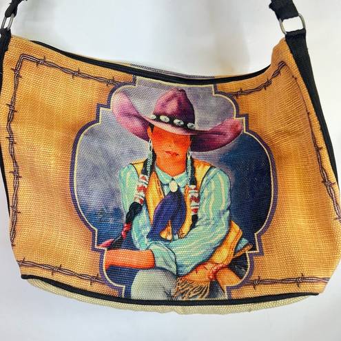 Krass&co El Paso Saddle Blanket  Cowgirl Purse Bag Western Rodeo Satchel Vintage