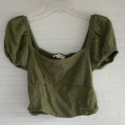 LA Hearts L.A. Hearts Green Blouse