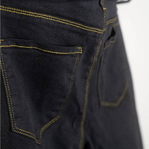 L'AGENCE L’AGENCE High Rise Gold Contrast Stitch Skinny Jeans in Dark Wash - Size 25 NWOT