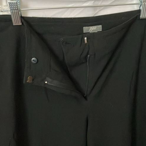 J.Jill : Black dress stretch pants with pockets- wide leg- Closet staple- size 18