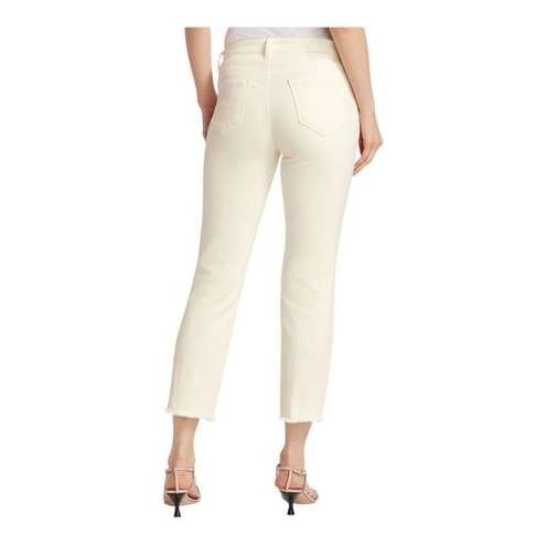 L'Agence  Sada Granite High-Rise Crop Slim Jeans