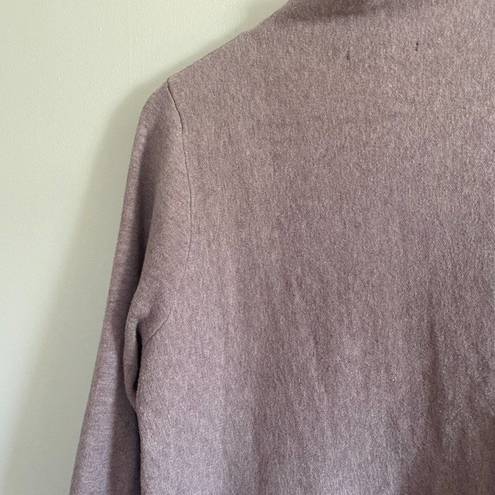 Tahari  Mauve Mock Turtleneck Sweater