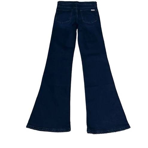 Joe’s Jeans Joes Womens Size 25 High Rise Flare Leg Jeans Denim Blue Dark Wash Pockets New