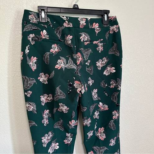 Eliane Rose  Emeral Green Floral Trouser Pants Fall