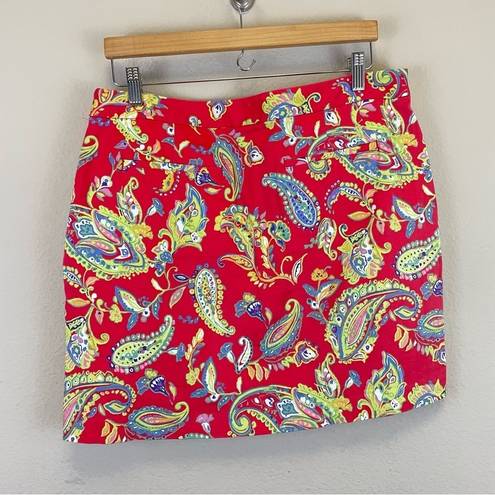 Polo  GOLF RALPH LAUREN Paisley Skort Multicolor Size 12