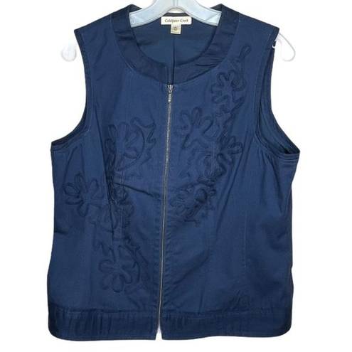 Coldwater Creek  Vest Navy