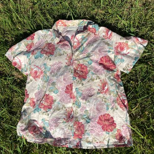 Lemon Grass  Vintage Button Up Shirt 