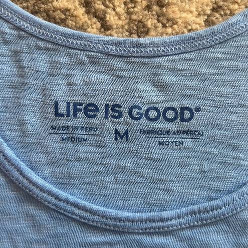 Life is Good  Women's Optimist Retro Stripe Textured Slub Tank