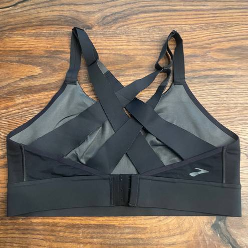 Brooks Running Women’s Interlace Sports Bra Black 36B