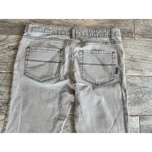 Patagonia  Denim Jeans size 28 Straight Leg Gray Organic Cotton Womens Stretch