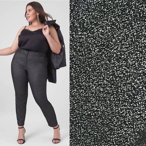 Lane Bryant NWT  Shimmer Glittery Signature Fit Slim Ankle 4 Season Trouser Pants