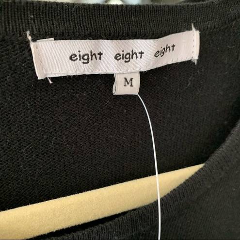 Eight Eight Eight  Sweater Dress with Vegan Leather