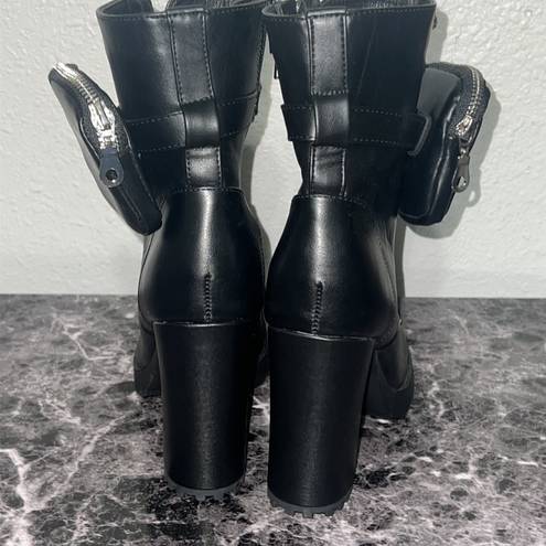 C&C California NWOT  Nixon High-Heeled Lug Sole Booties Size: 9