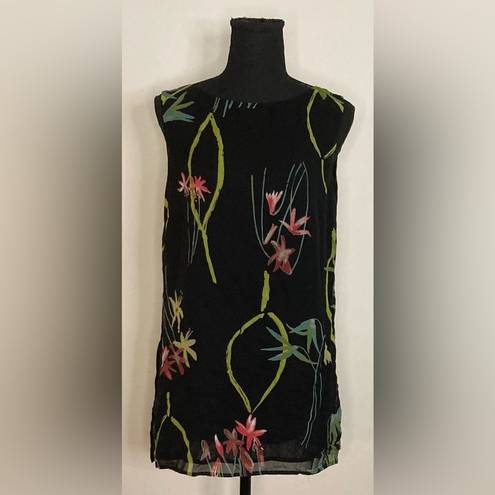 Coldwater Creek - Black and floral tank top Size M/L