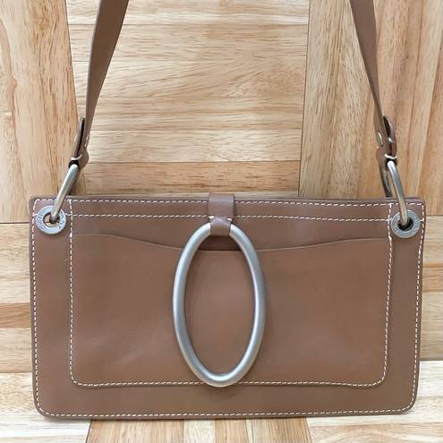 DKNY Vintage  Y2K Tan Leather Shoulder Bag