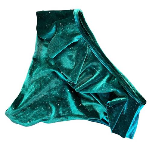 Beach Riot  Green Velvet Bikini Bottom