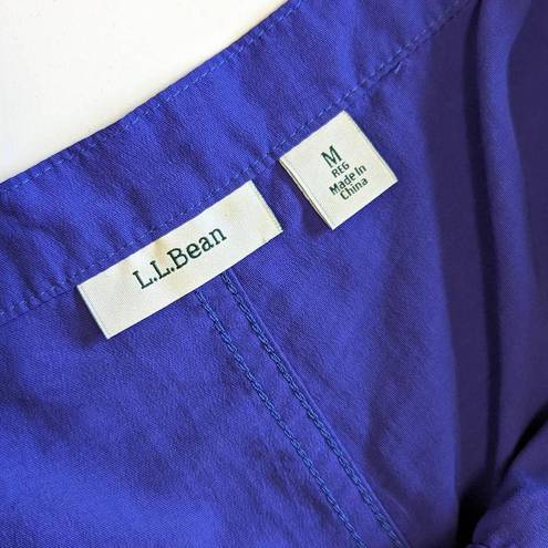 L.L.Bean  Relaxed Fit Purple Hiking Capris Cropped Pants Capri SunSmart Gorpcore