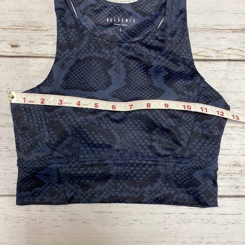 Anthropologie All Fenix Python Snakeskin Yoga Racerback Sports Bra