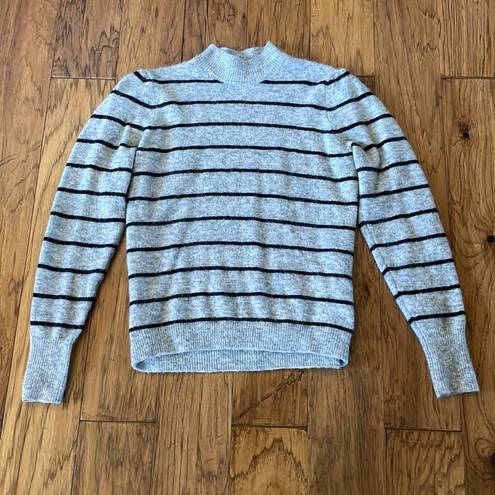 VERO MODA  CORNELIA STRIPE
PUFF SHOULDER SWEATER SIZE M