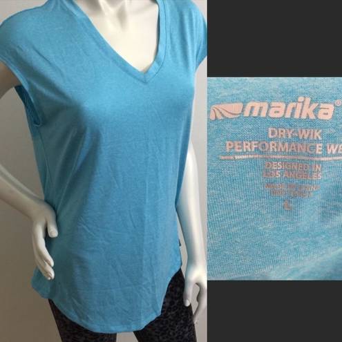 Marika tek  Dri-Wik mesh back VNeck Top!