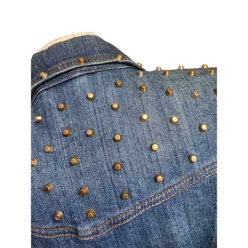 Romeo + Juliet Couture  Studded Denim Jacket Size Medium