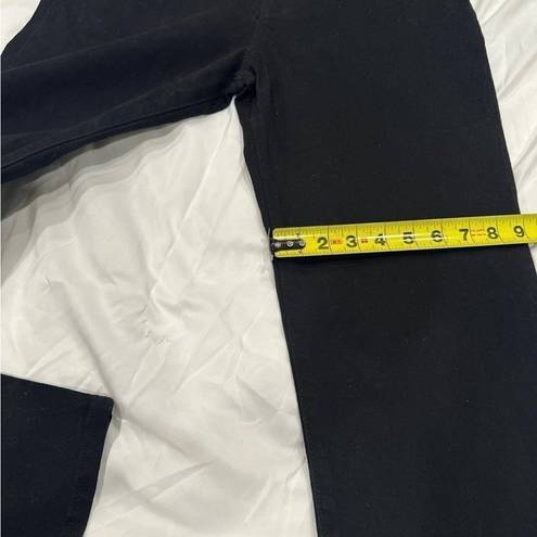 Polo  Ralph Lauren zippers straight leg black jeans, XL 98% cotton  2% elastane