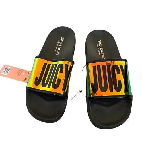 Juicy Couture NWT  Iridescence Jigg  Slip On Slide SZ-7
