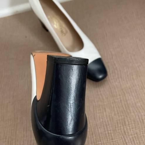 Salvatore Ferragamo  Vintage Cap Toe Pump size 7 1/2