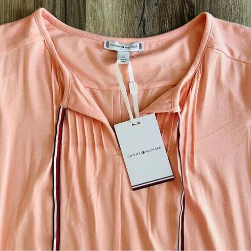 Tommy Hilfiger ‘s womens xs cap sleeve peach Blouse