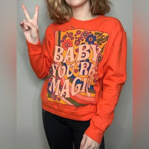 Life Clothing Co. Baby Your Magic Groovy Hippie Sweatshirt Crewneck