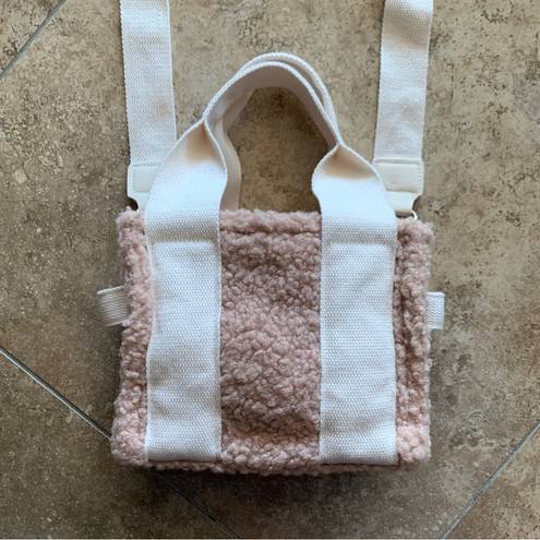 Urban Outfitters BDG Sherpa Mini Tote Crossbody Bag