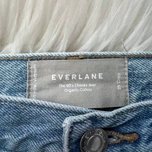 Everlane 90’s Cheeky Panel High Rise Crop Jeans