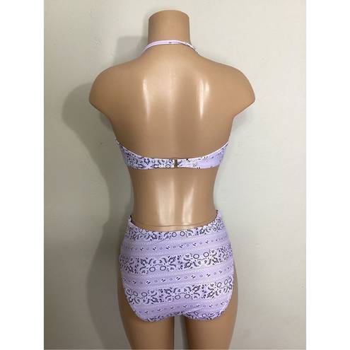 Jessica Simpson New.  lavender bandanna bikini set. Medium. Retails $108.