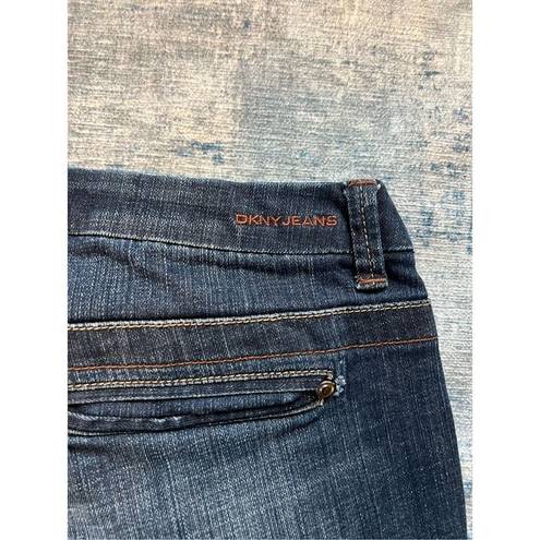 DKNY  Dark Blue Wash Bootcut Trouser Jeans Size 6