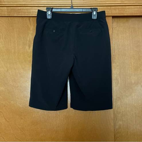 Chico's  Zenergy Golf Black Bermuda Shorts Size 0