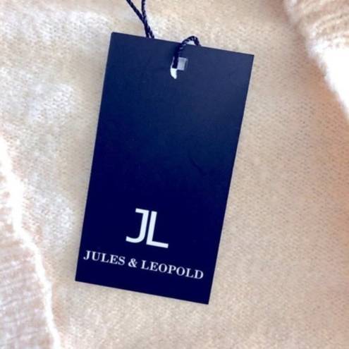 Jules & Leopold JL Knit Cardigan Open Front Sweater with Pockets Size L New with Tag