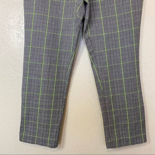 Bar III Becca Tilley x  Plaid Tapered-Leg Pants 6