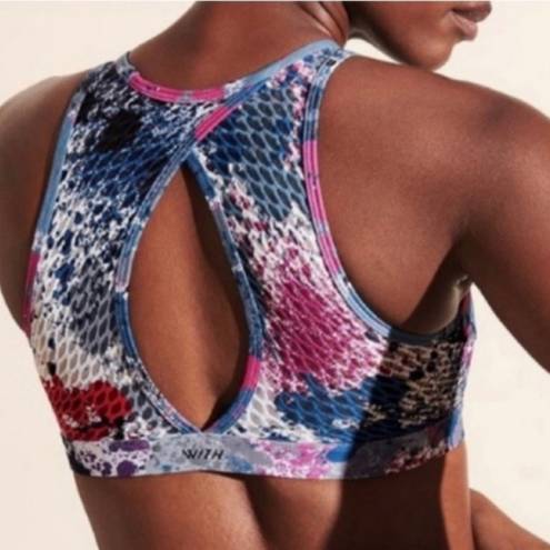 Peloton  x With Wear It To Heart Paint Splatter Sports Bra | Mesh