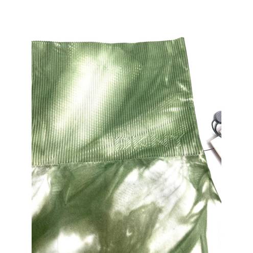 DKNY  Sport Women's Tie-Dye Sage Green Workout Gym Yoga Leggings Large