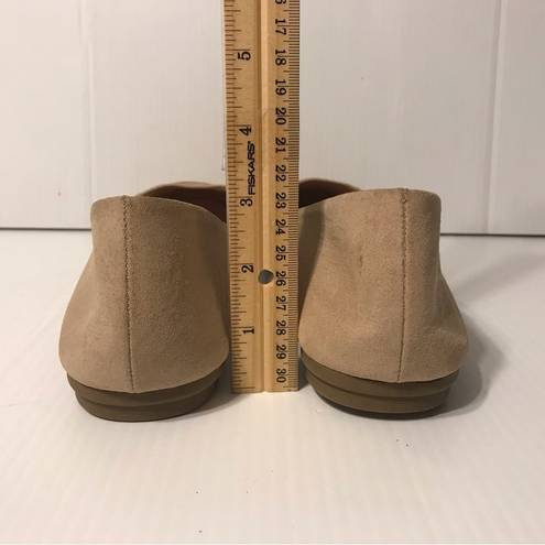 American Eagle  tan round toe flats shoe women size 12 W