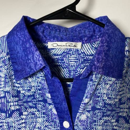 Oscar de la Renta  | Paisley Button Down Shirt