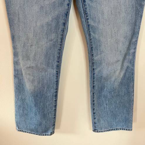 Madewell Slim Demi Boot High Rise Button Fly Jeans Banter Light Wash