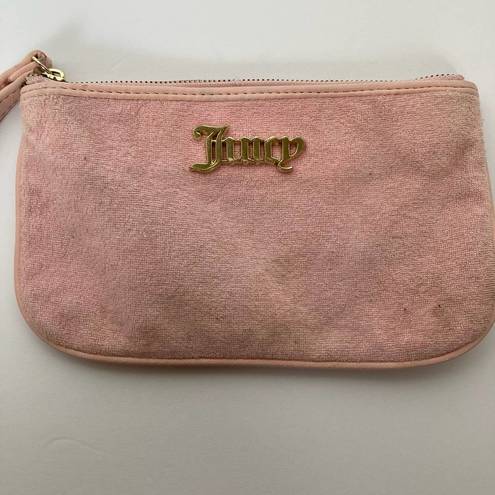 Juicy Couture  Pink Terrycloth Wristlet