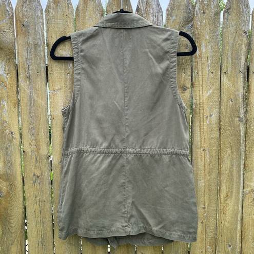 American Eagle  Olive Green Utility Vest Sz XS