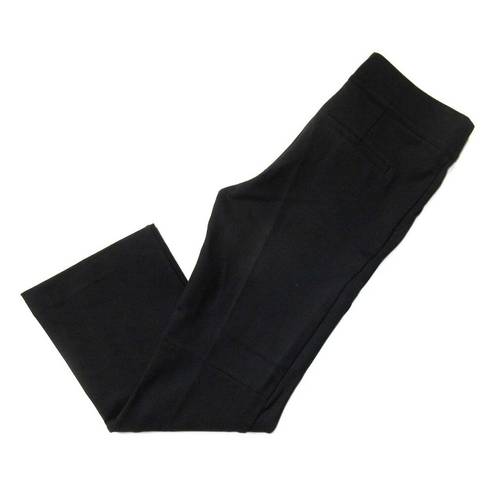 Spanx NWT  20386Q The Perfect Kick Flare in Black Knit Ponte Crop Pants XS Petite